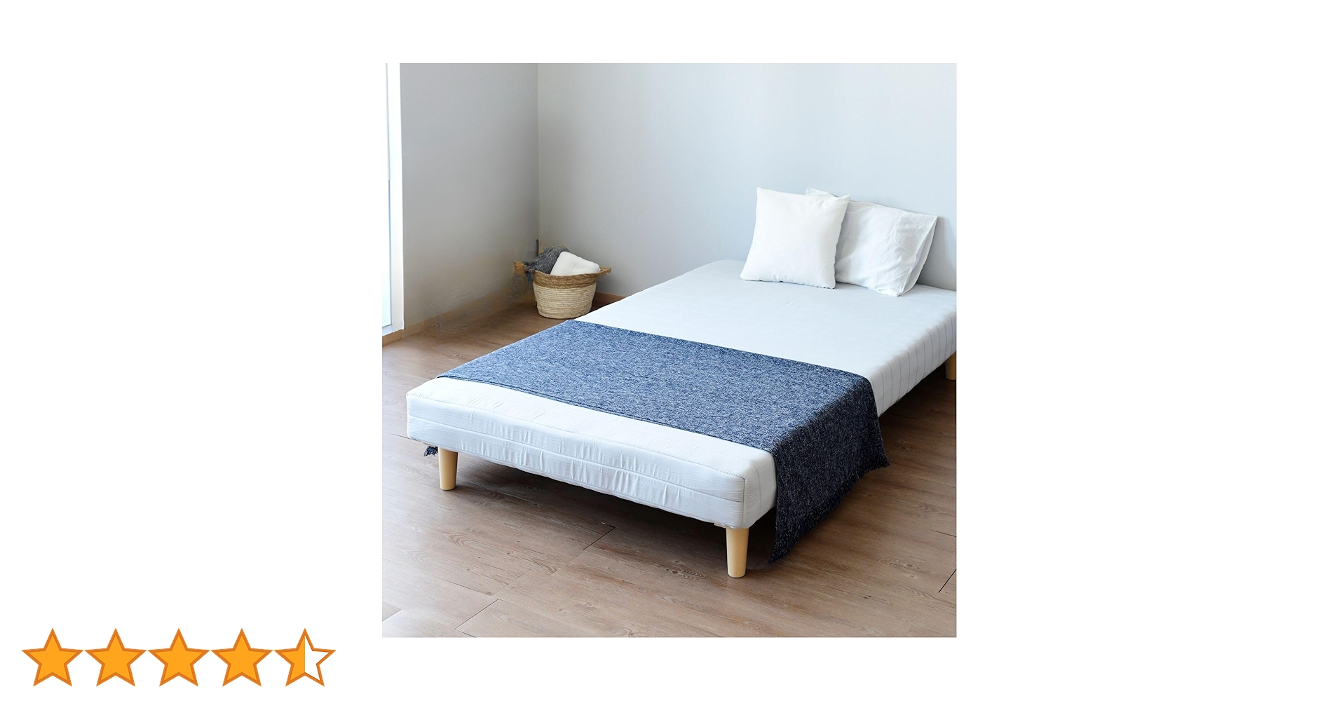 Amazon｜山善(YAMAZEN) 脚付きマットレス セミダブル ボンネルコイル